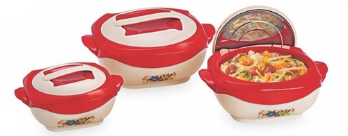 Plastic Casserole Hotpot Red Plastic Casserole Hotpot Red