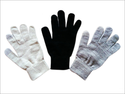 Touch Gloves With Silver Mixed Touch Gloves With Silver Mixed
