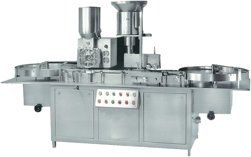 Automatic Injectable Powder Filling with Rubber Stoppering Automatic Injectable Powder Filling with Rubber Stoppering