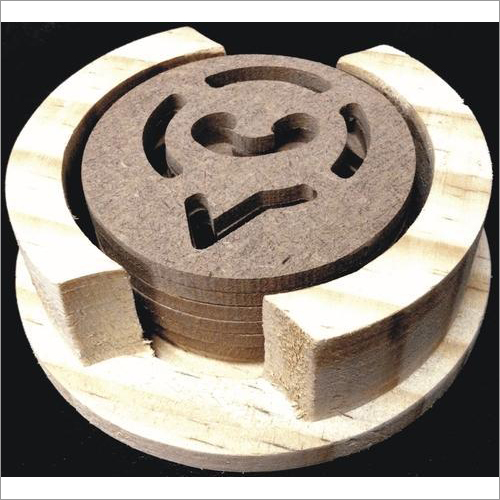Round Wooden Coaster ( Whatt Design) Round Wooden Coaster ( Whatt Design)