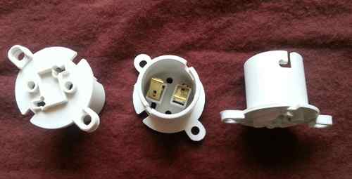 Lamp holder B22 2 Slot Gls bulb holder push fit Lamp holder B22 2 Slot Gls bulb holder push fit