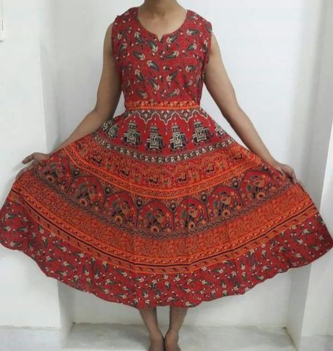 rajasthani printed long dress rajasthani printed long dress