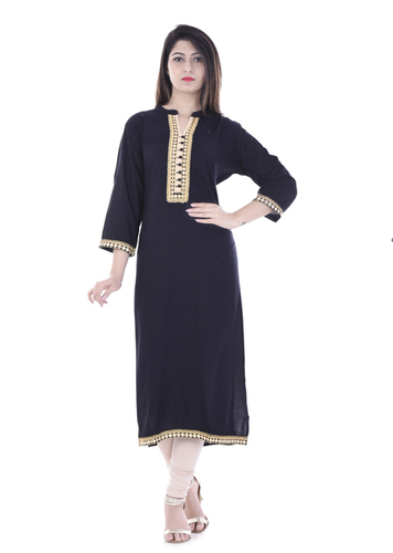 rayon embroidered work kurti rayon embroidered work kurti