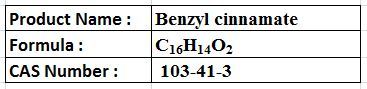 Benzyl cinnamate Benzyl cinnamate