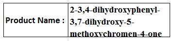 2-3,4-dimethoxyphenyl-3-hydroxy-5,6,7,8-tetramethoxychromen-4-one 2-3,4-dimethoxyphenyl-3-hydroxy-5,6,7,8-tetramethoxychromen-4-one