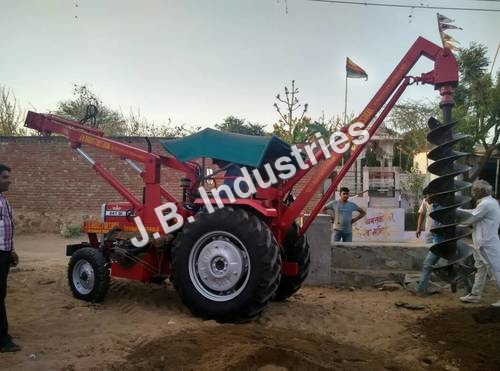 Tractor Mounted Pit Making & Pole Erection Machine Tractor Mounted Pit Making & Pole Erection Machine