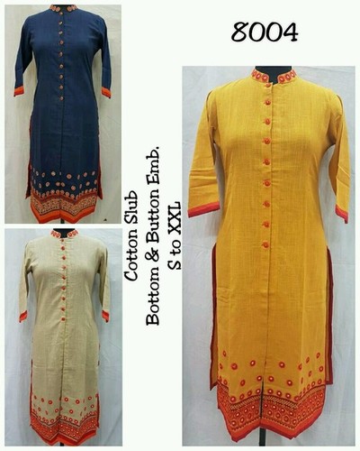 Long Kurti with embroidery Long Kurti with embroidery
