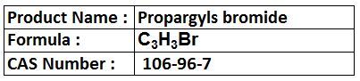 Propargyls bromide Propargyls bromide