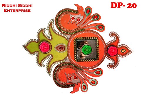 Acrylic Rangoli Plates Acrylic Rangoli Plates