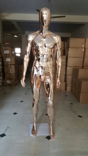 Rose Gold Chrome male Mannequins Rose Gold Chrome male Mannequins
